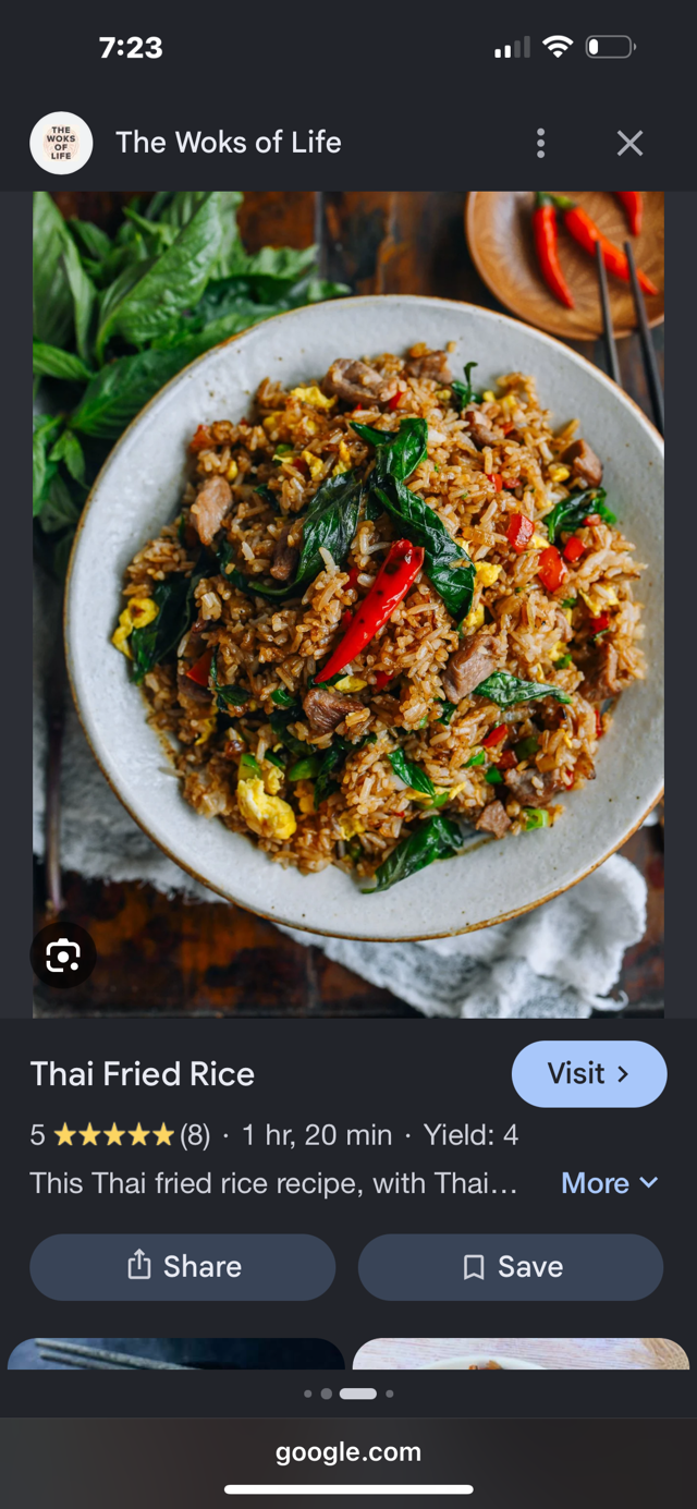 Fire-Fried Rice (1/2 order).