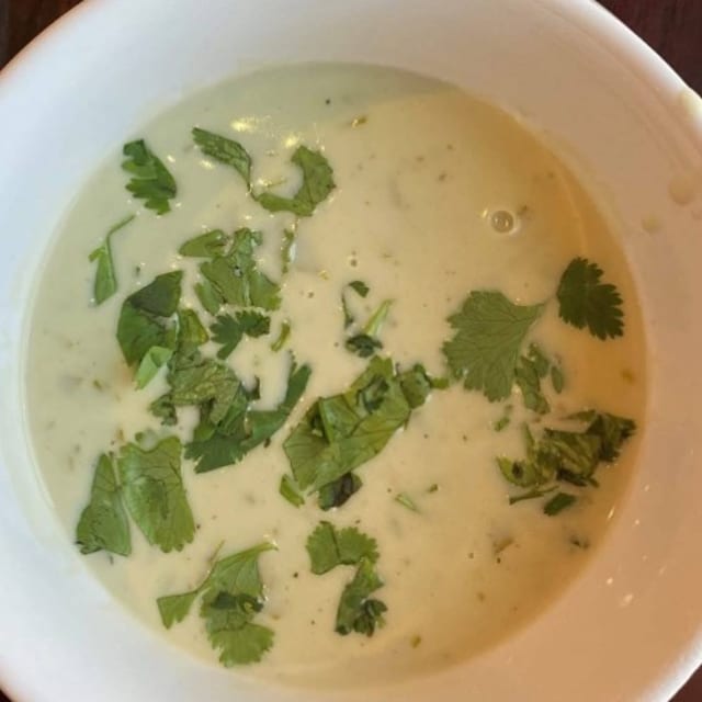 Creamy Cilantro Cup.