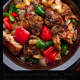 Pepper Chicken (Dinner)