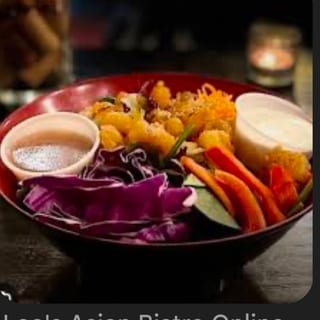 Mongolian Shrimp Salad (dinner)