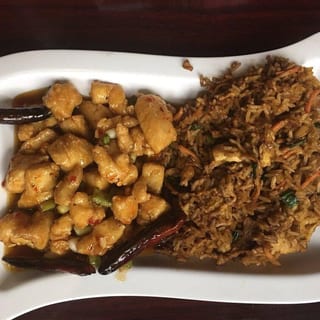 leos spicy chicken (dinner)
