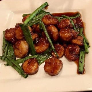 mongolian shrimp (dinner)